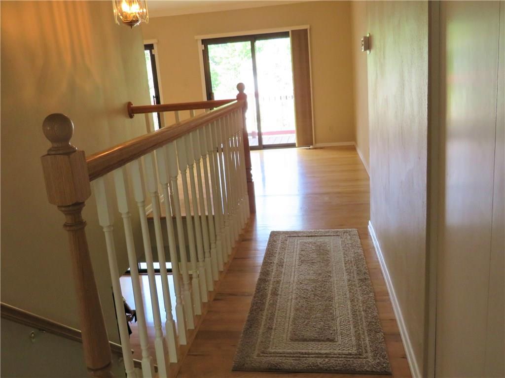 8341 Post Road Allison Park, PA 15101 - Photo 4 of 24 From the entry way looking all they way to the sliding glass doors in the living room.