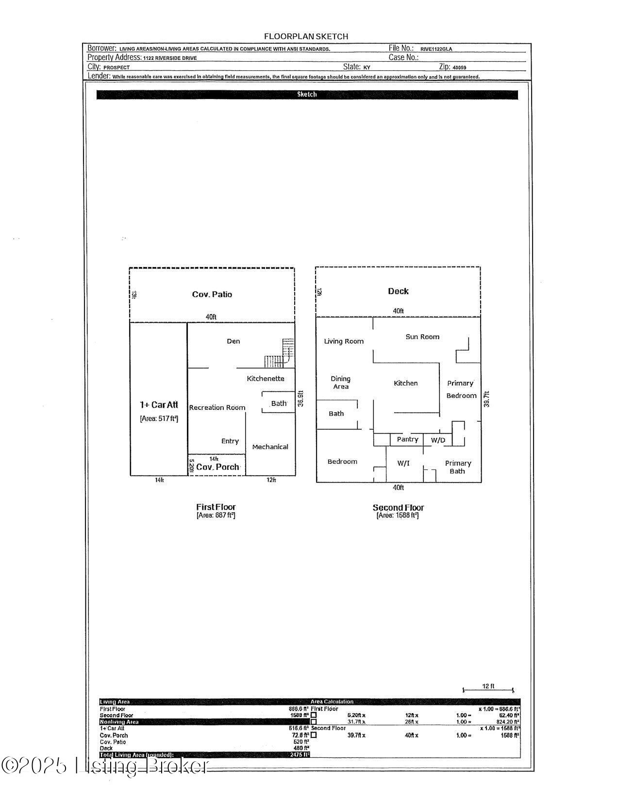 1122 Riverside Drive Prospect, KY 40059 - Photo 87 of 87 Floor Plan