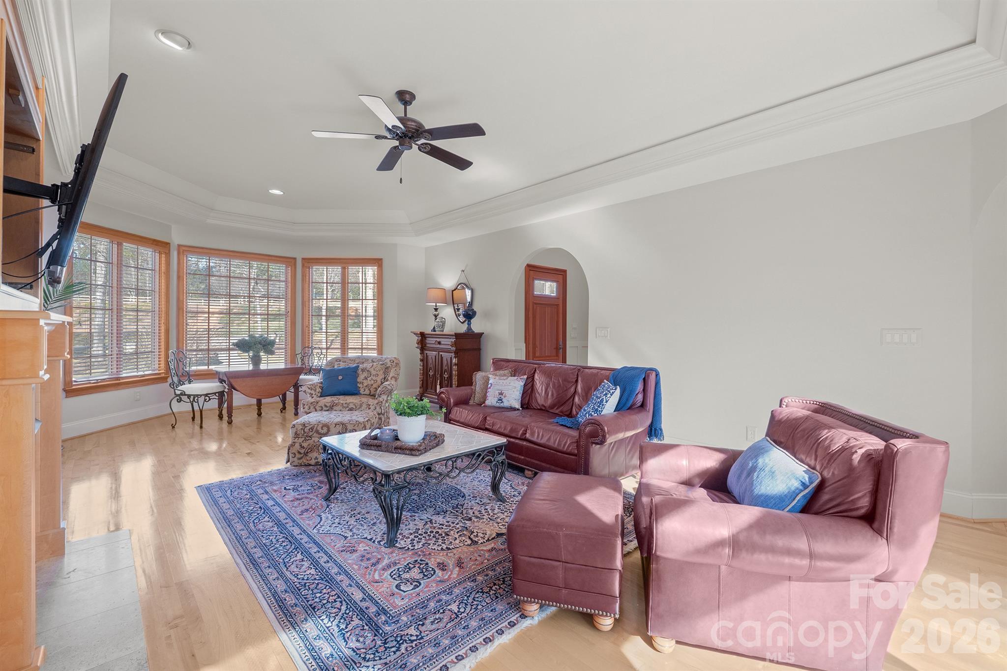 301 Agnew Road Mooresville, NC 28117 - Photo 19 of 42 a living room with furniture and a large window