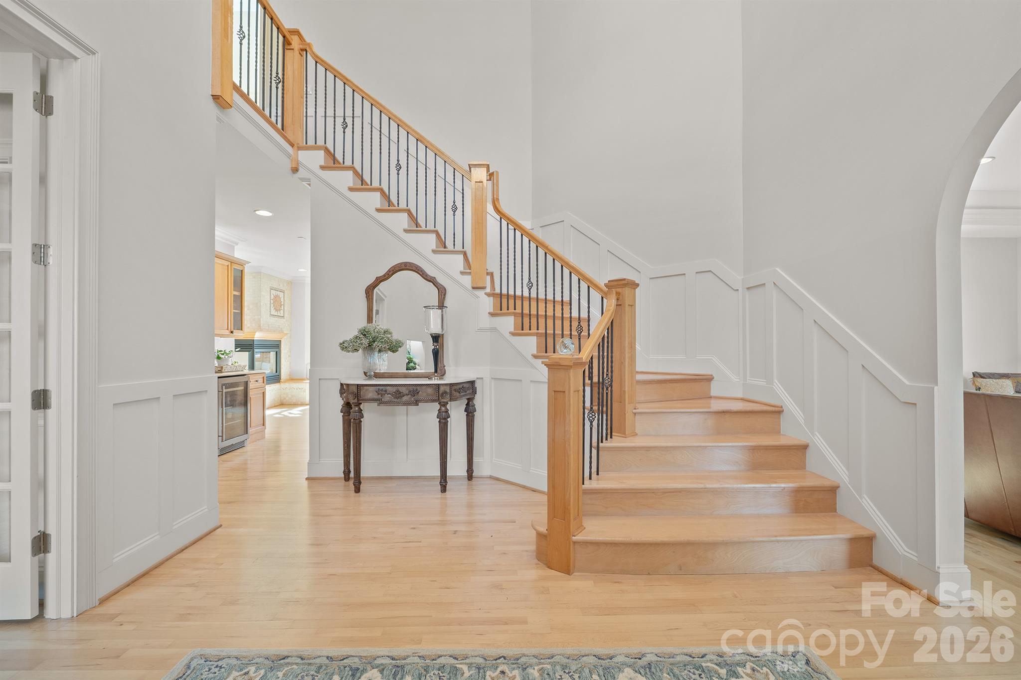 301 Agnew Road Mooresville, NC 28117 - Photo 29 of 42 a view of entryway and hall with wooden floor