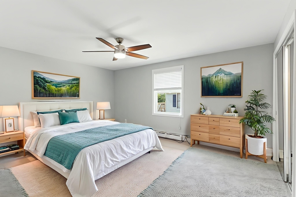 18 Holly Road Holbrook, MA 02343 - Photo 12 of 28 a spacious bedroom with a bed and a flat screen tv