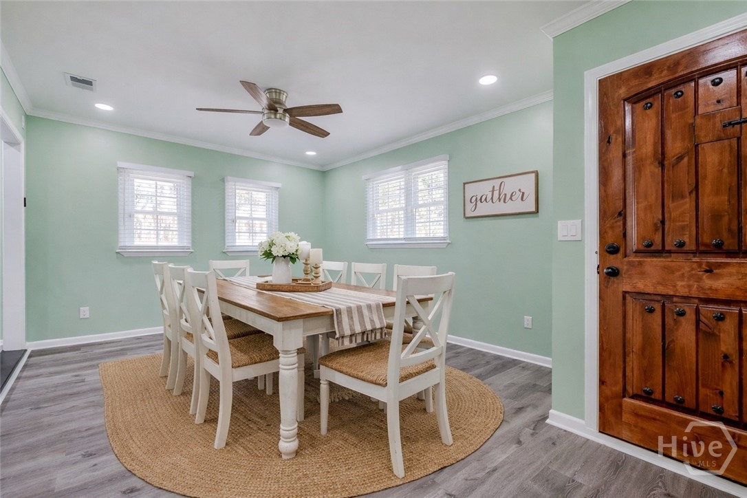 614 Pleasant Hill Church Road Ellabell, GA 31308 - Photo 22 of 57 virtually staged dining area