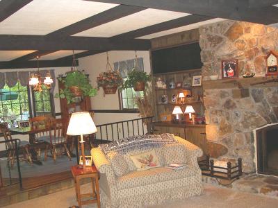 3329 Willow Run Road Kutztown, PA 19530 - Photo 6 of 8 Great Room with stone wall fireplace