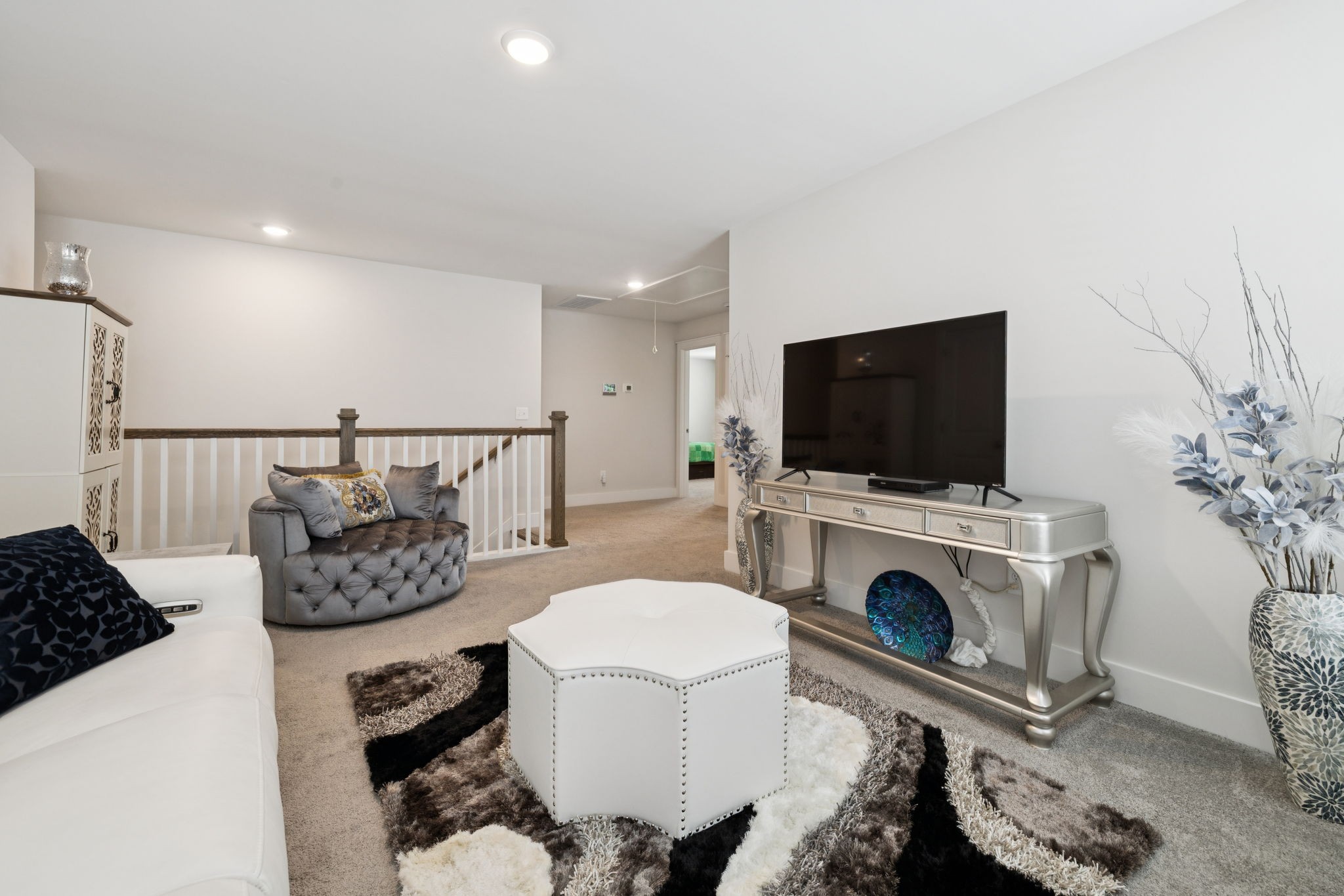 3737 Felipe Way Murfreesboro, TN 37129 - Photo 26 of 45 a living room with furniture and a flat screen tv