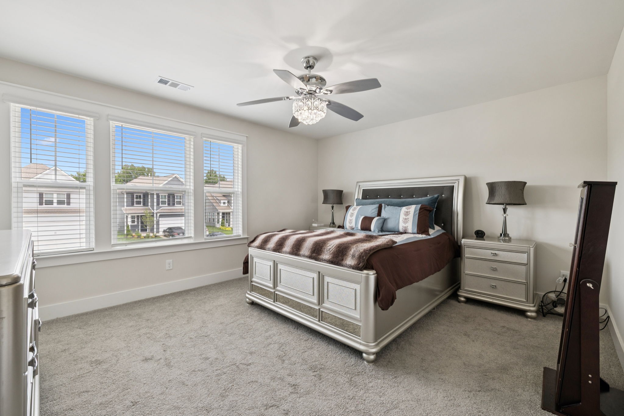 3737 Felipe Way Murfreesboro, TN 37129 - Photo 35 of 45 a bedroom with a large bed and a large window
