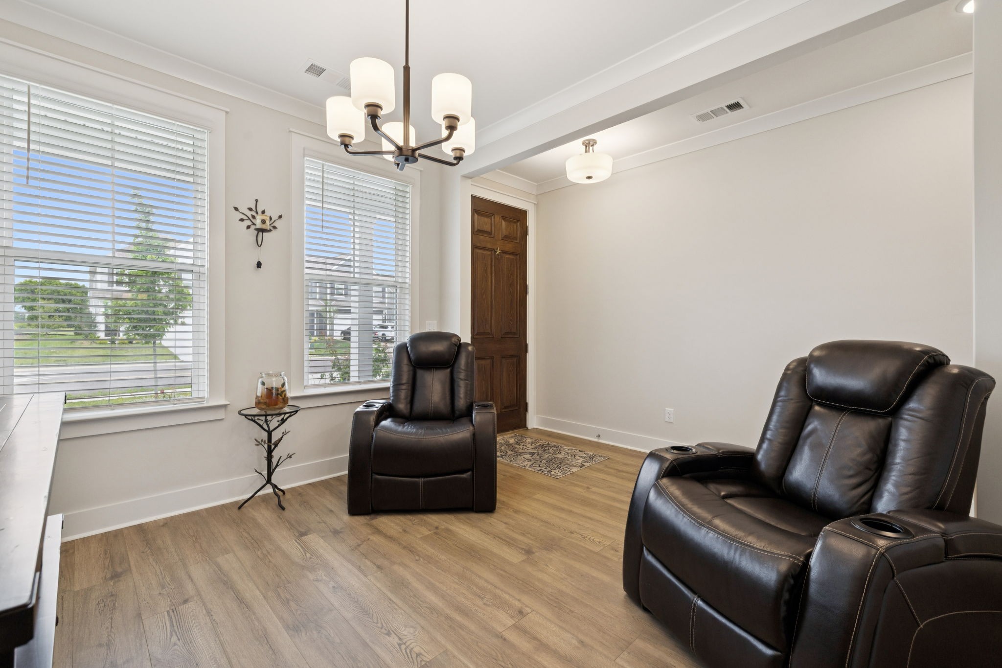 3737 Felipe Way Murfreesboro, TN 37129 - Photo 5 of 45 a living room with furniture windows and a chandelier
