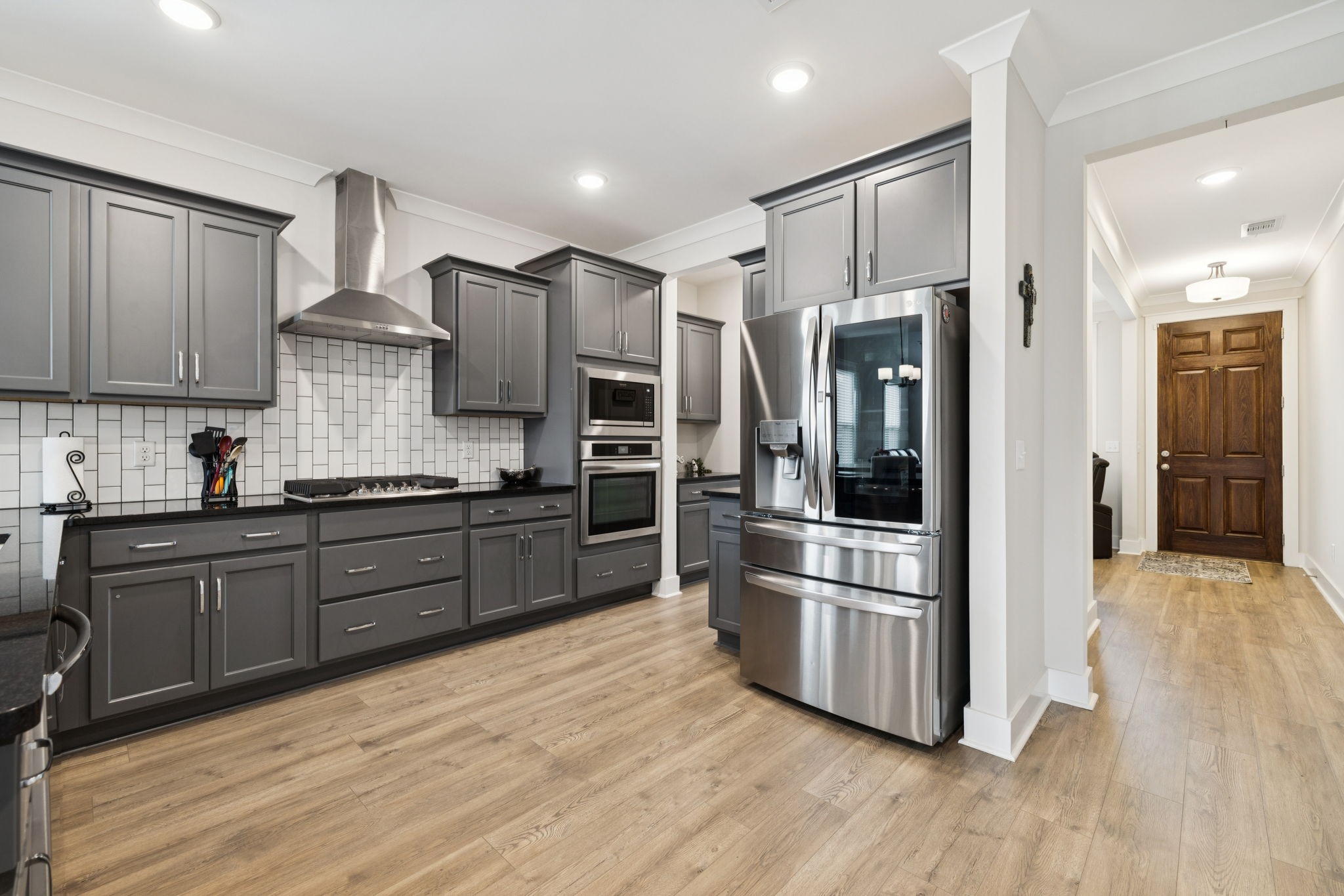 3737 Felipe Way Murfreesboro, TN 37129 - Photo 10 of 45 a kitchen with stainless steel appliances granite countertop a refrigerator and a stove top oven
