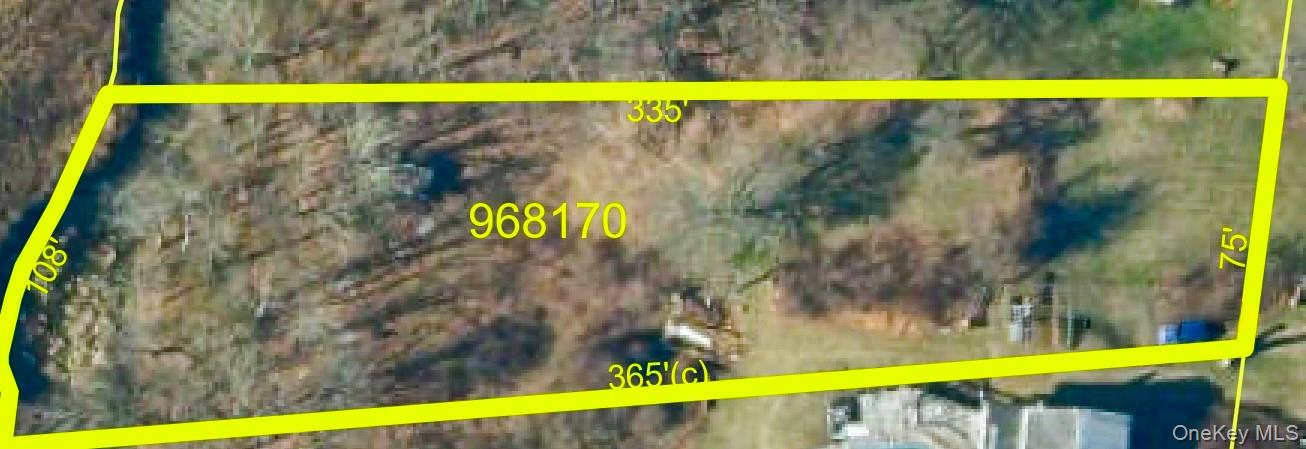 Walnut Street Pawling, NY 12564 - Photo 7 of 7 Frontage 75'. Rear 108' bordering brook. Side 335'. Side 365'.