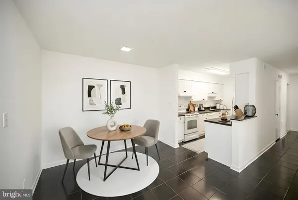 a view of a kitchen with a sink
