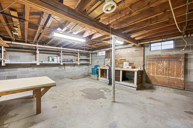 a view of a storage room