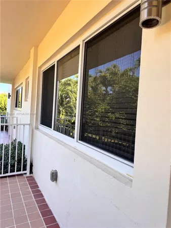 a view of a door of the house