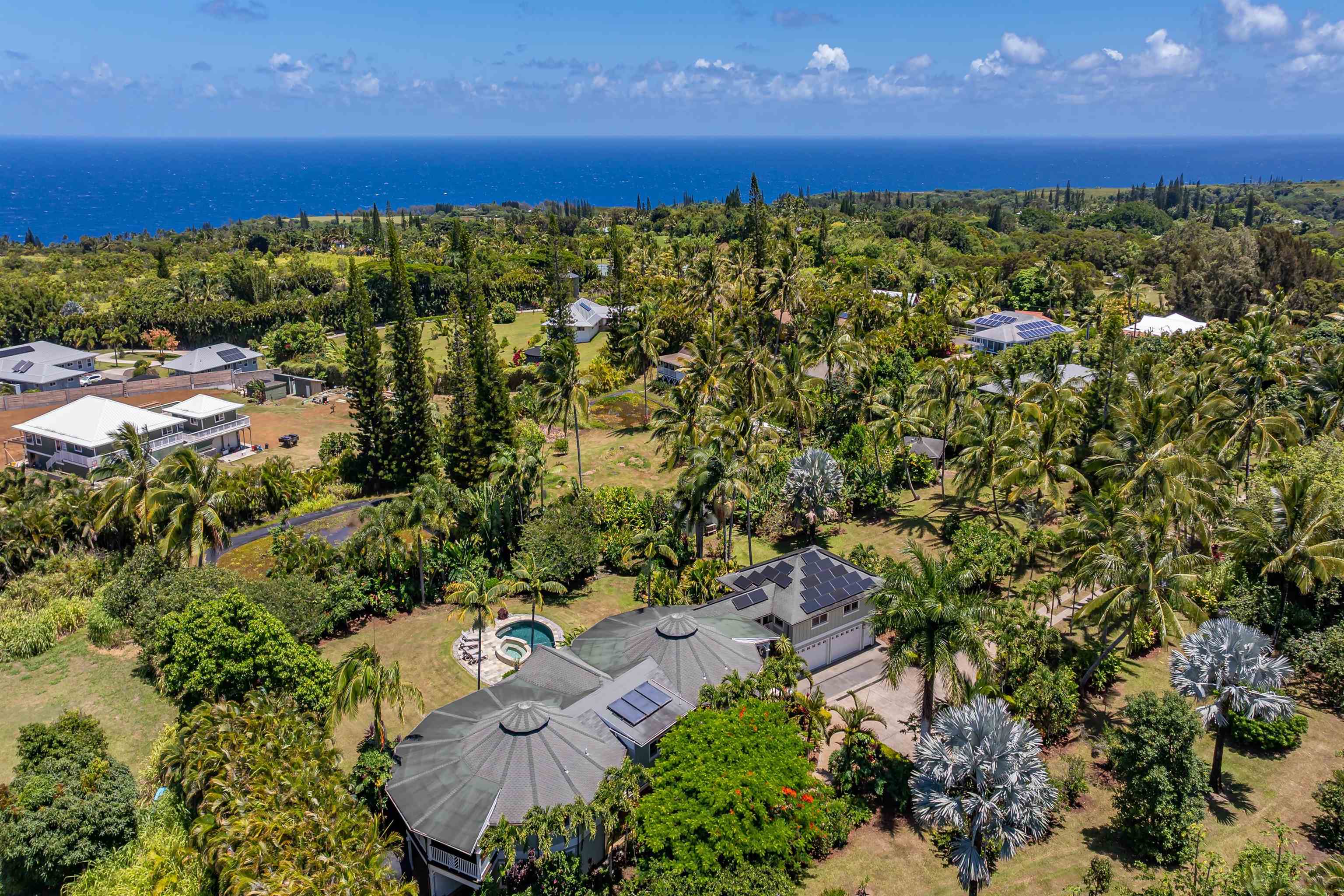 65 North Holokai Road Haiku, HI 96708 - Photo 44 of 50 an aerial view of a houses with a yard