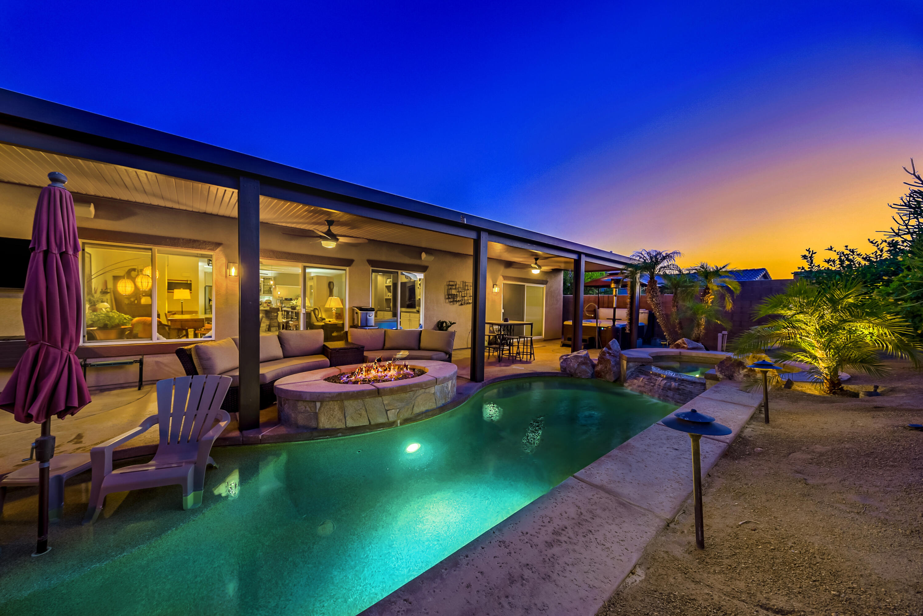 83164 Prairie Dunes Way Indio, CA 92203 - Photo 2 of 60 a view of a house with backyard porch and sitting area