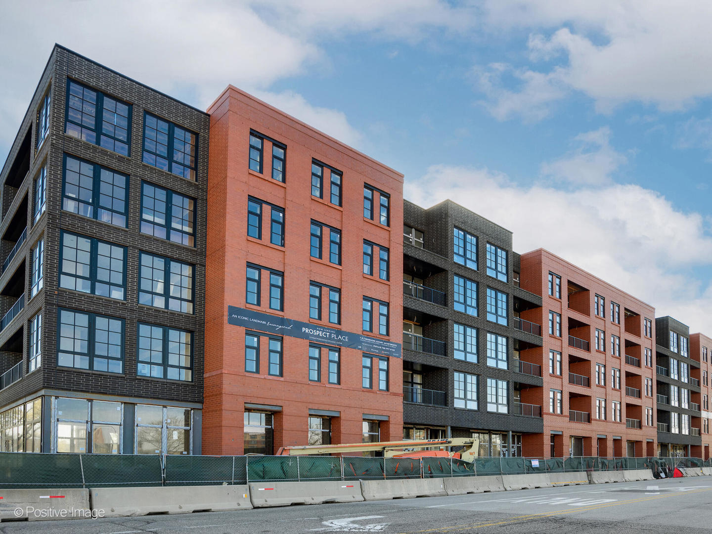 a front view of a building