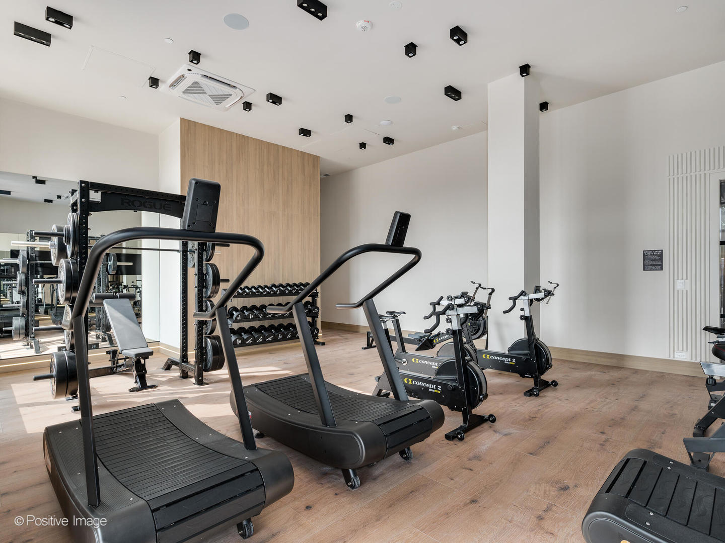 11 West Prospect Avenue, Unit 217 Mount Prospect, IL 60056 - Photo 23 of 66 a room with gym equipment and windows