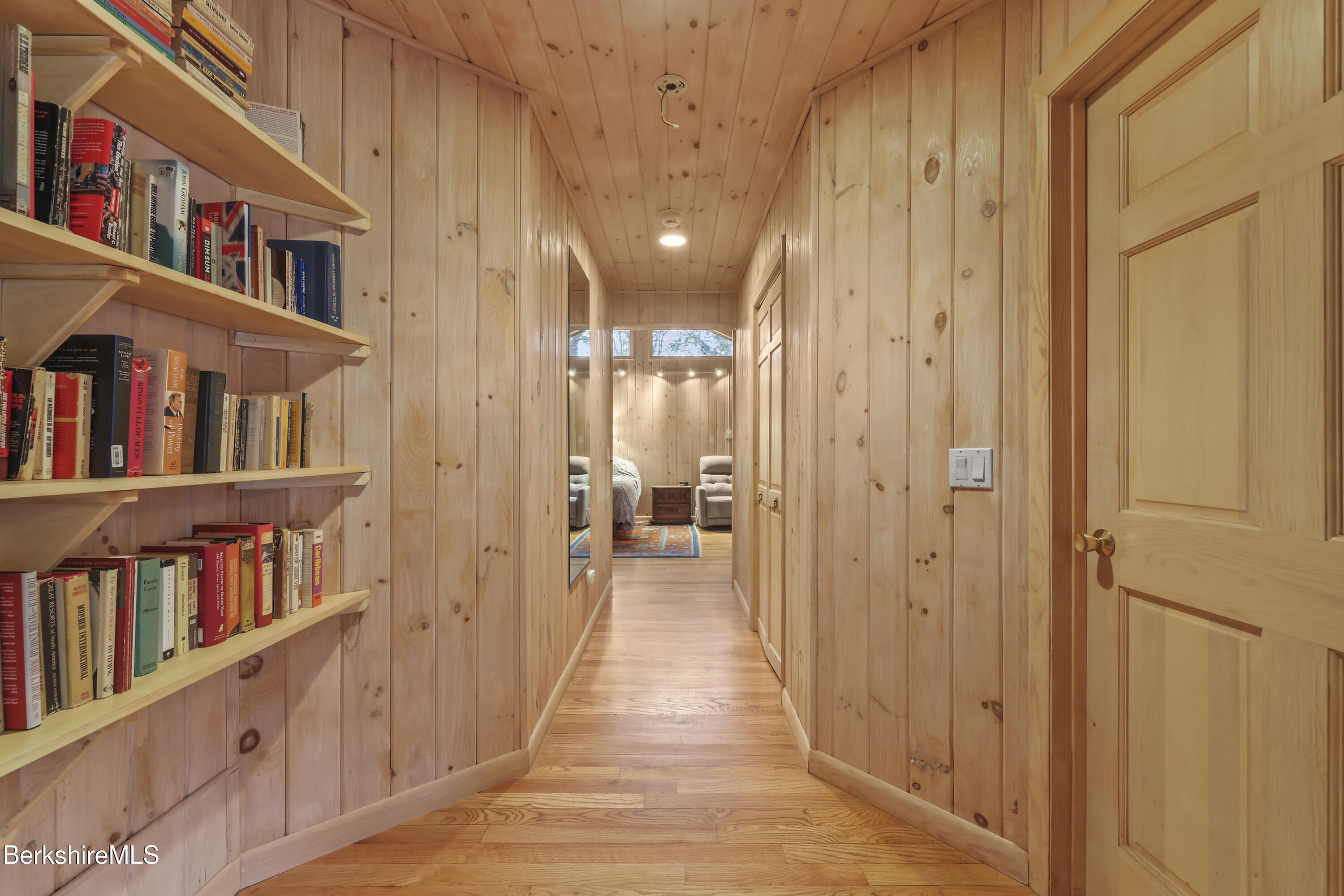 422 Bonny Rigg Hill Road Becket, MA 01223 - Photo 15 of 60 a view of a hallway with wooden floor and entryway