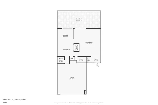 $1,368,888 | 210 Elm Wood Court, Los Gatos, CA 95032