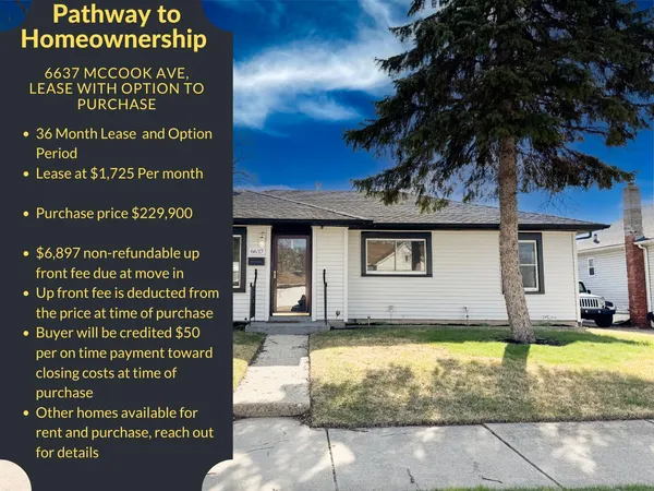 $1,725 | 6637 South McCook Avenue, Hammond, IN 46323