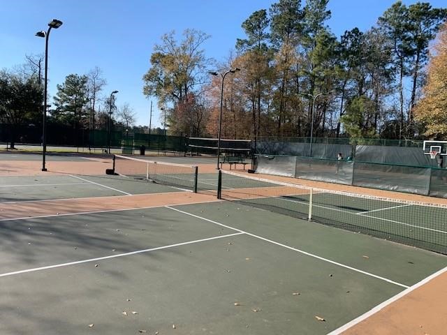 1602 Eden Meadows Drive Spring, TX 77386 - Photo 24 of 25 a view of a tennis court