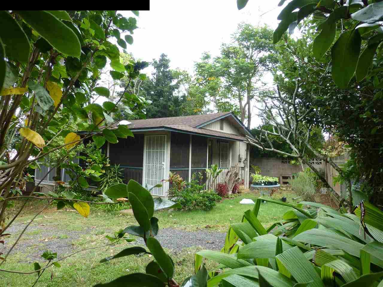 1765 Haiku Road Haiku, HI 96708 - Photo 17 of 25 a front view of a house with garden
