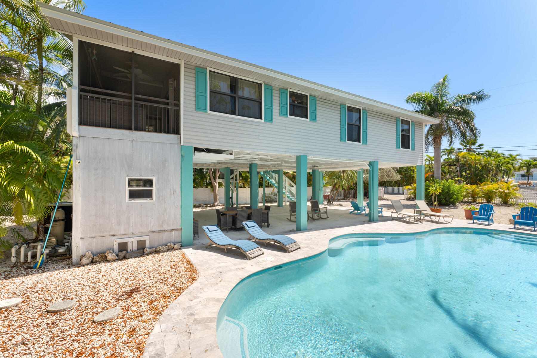 81 Jean La Fitte Drive Key Largo, FL 33037 - Photo 30 of 61 Storage below the house