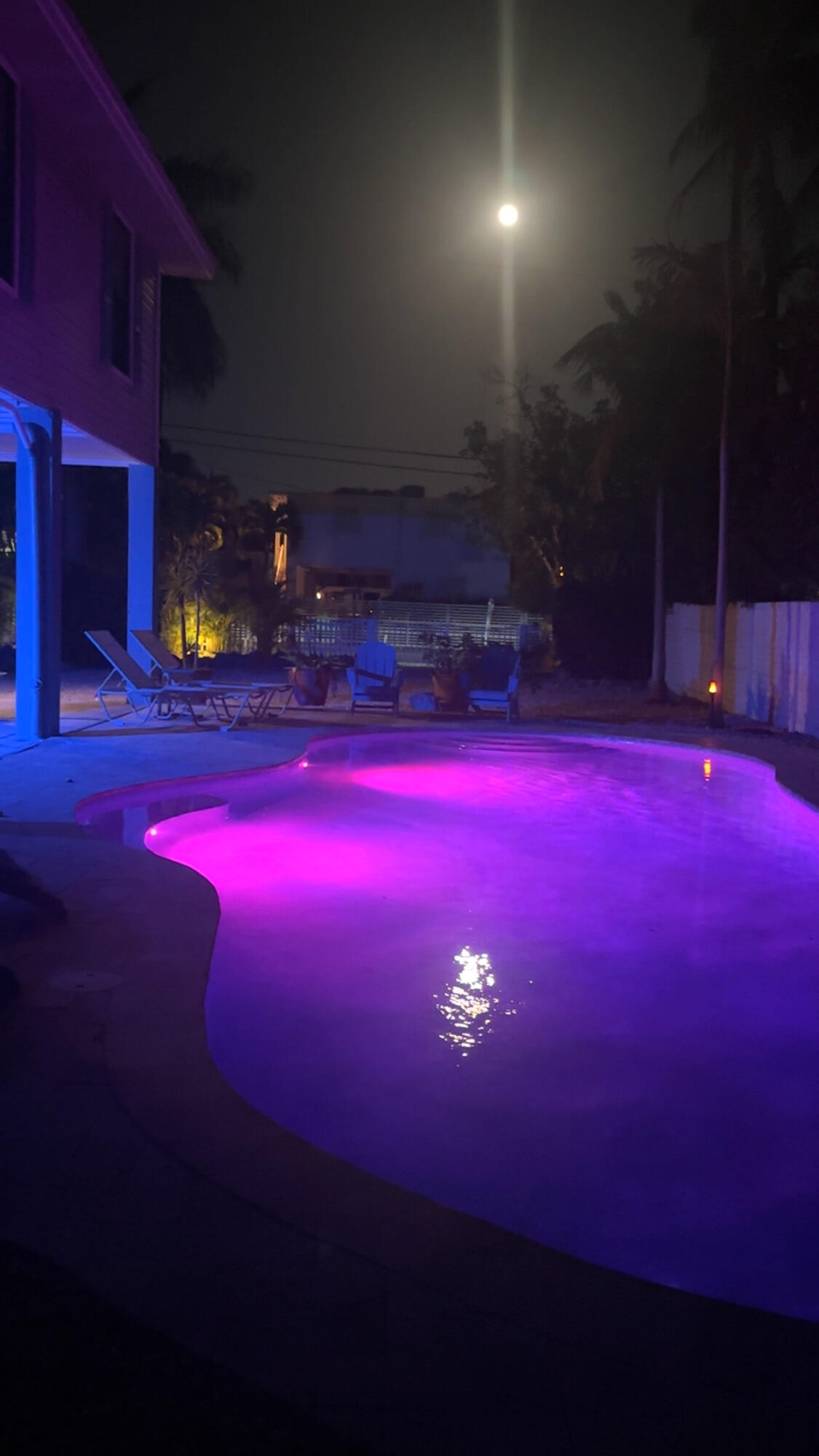 81 Jean La Fitte Drive Key Largo, FL 33037 - Photo 39 of 61 Moonlight over pool