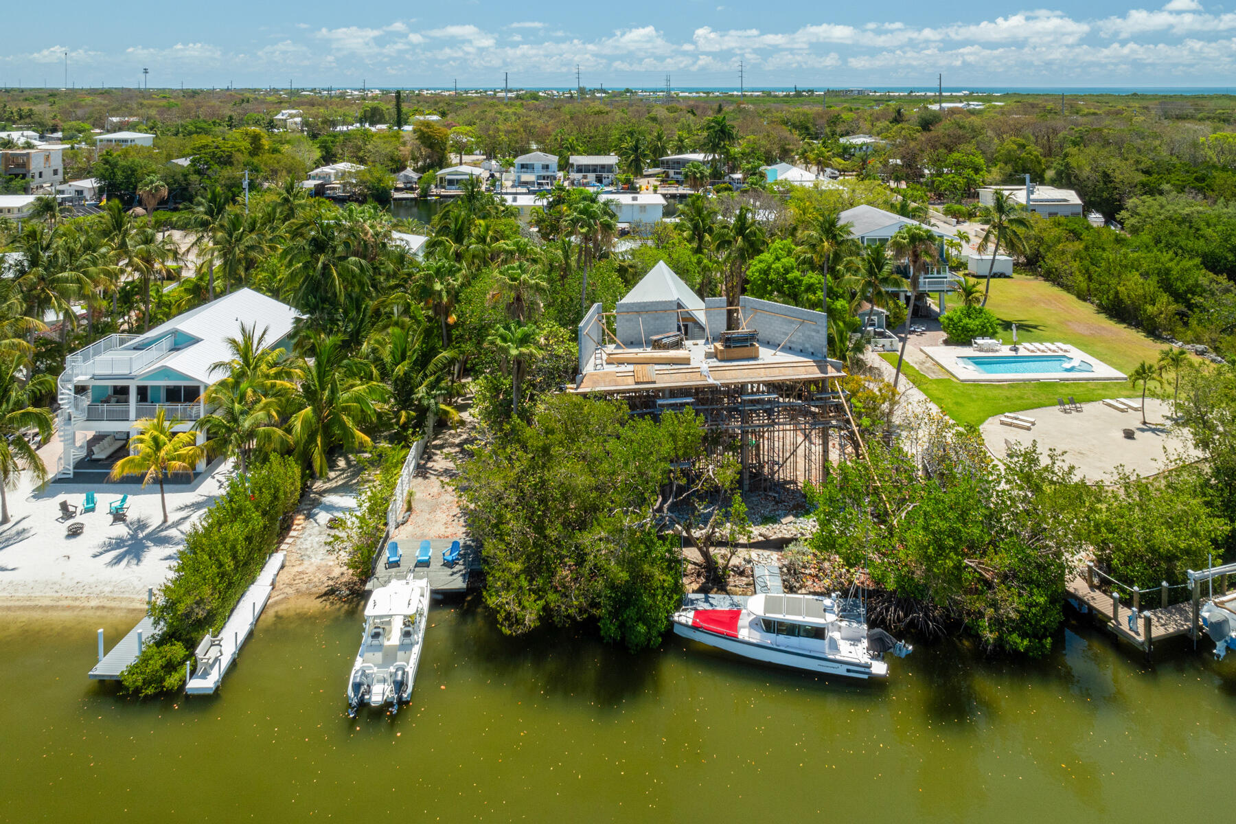 81 Jean La Fitte Drive Key Largo, FL 33037 - Photo 50 of 61 View from Bay to dock views