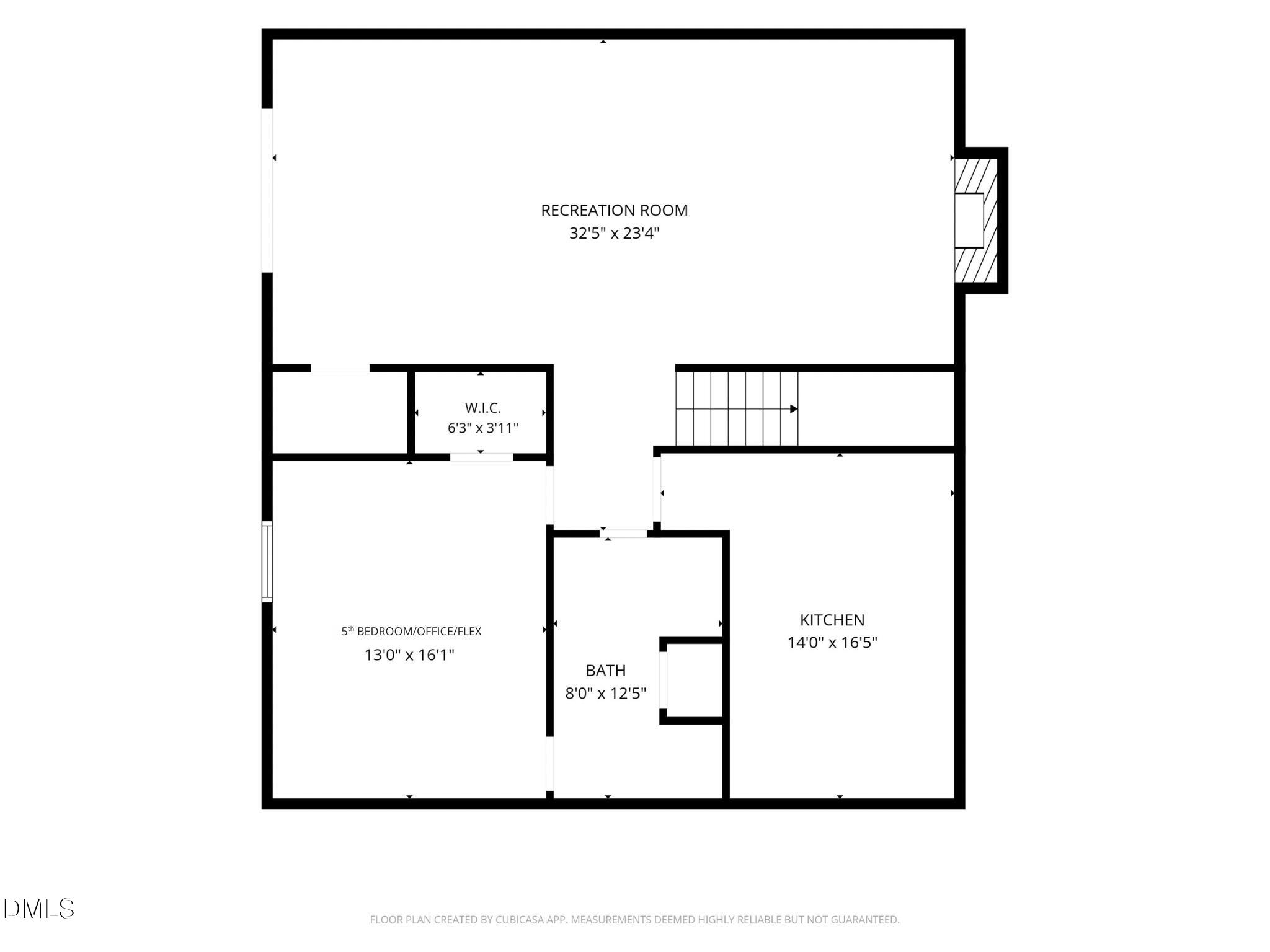 5012 Rock Quarry Road Raleigh, NC 27610 - Photo 63 of 63 Lower Level Floor Plan