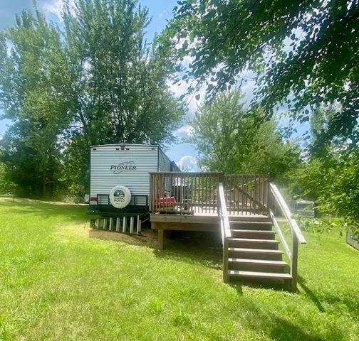 a view of outdoor space and yard
