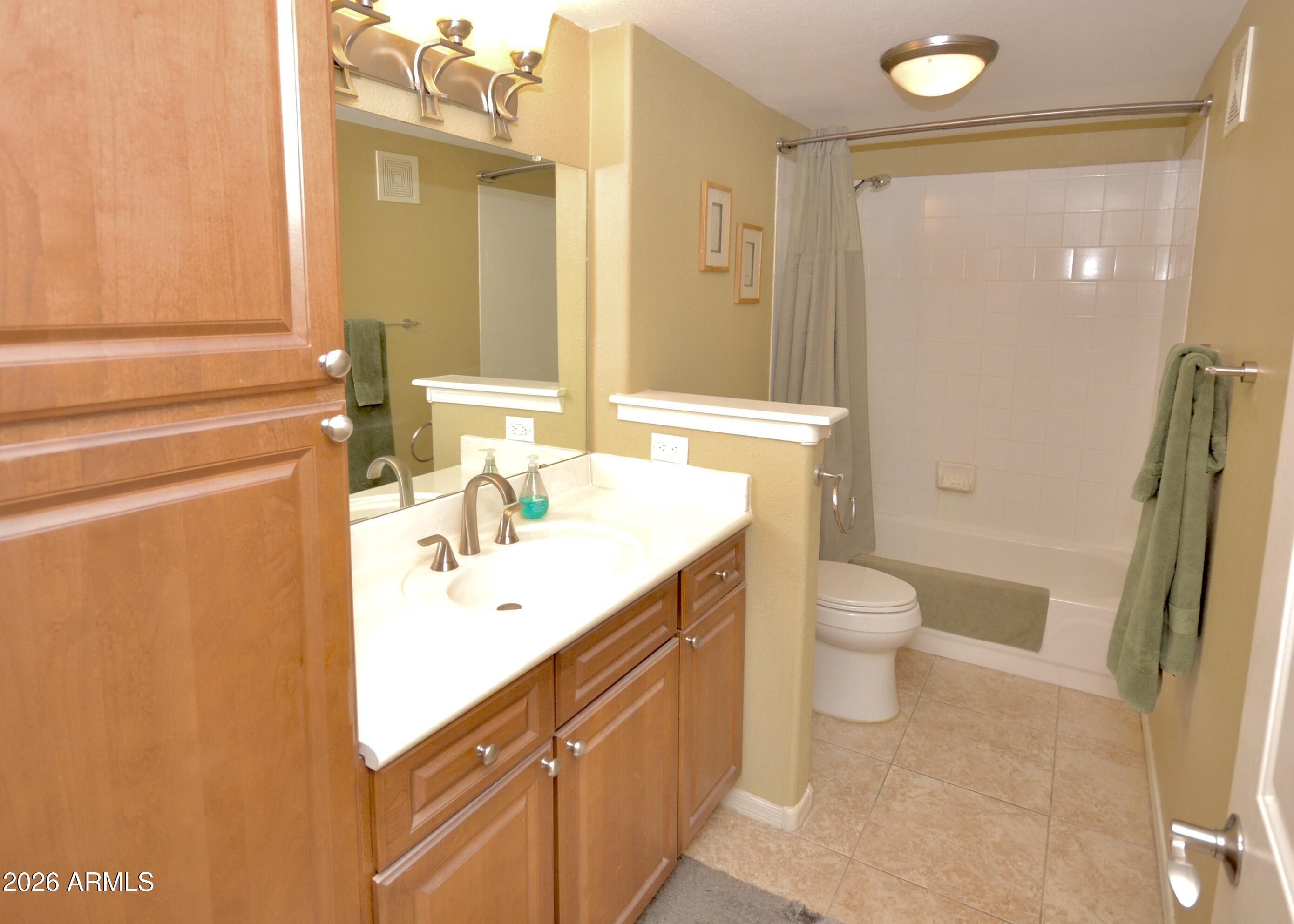 5303 North 7th Street, Unit 117 Phoenix, AZ 85014 - Photo 13 of 31 a bathroom with a sink toilet and shower
