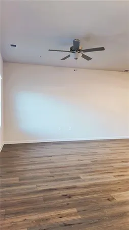 a view of a room with an empty space