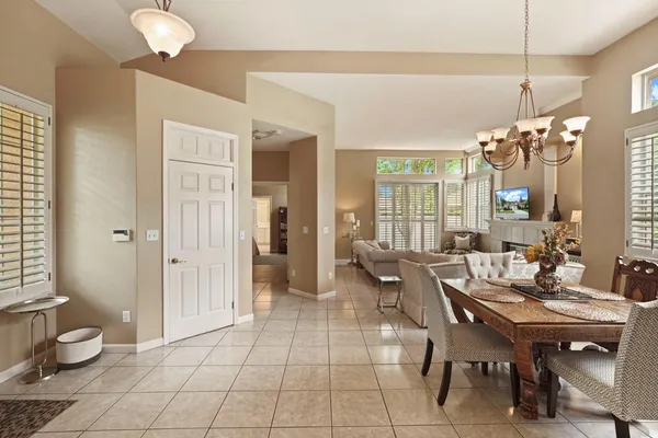 a view of a livingroom with furniture and window