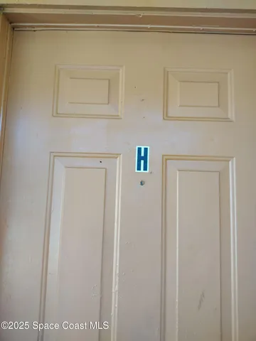 a view of front door