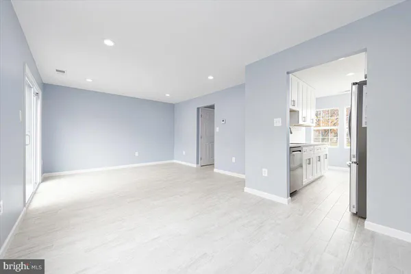 a view of an empty room