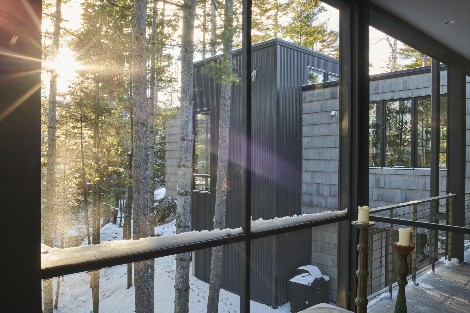 12 Moose Tuchus Point Dedham, ME 04429 - Photo 57 of 66 Screen Porch View To House