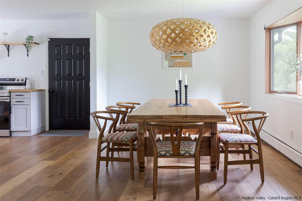 1882 County Road Olivebridge, NY 12461 - Photo 15 of 35 a view of a dining room with furniture and wooden floor