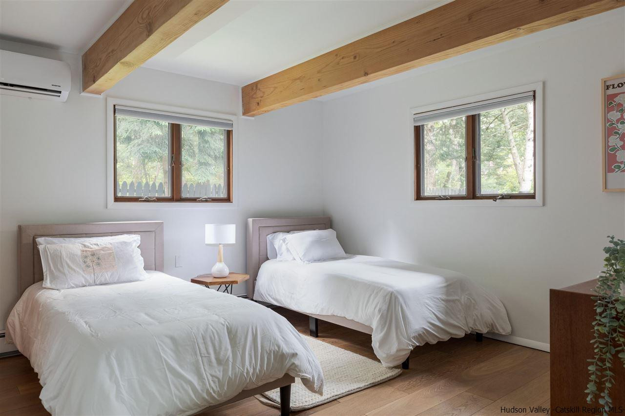1882 County Road Olivebridge, NY 12461 - Photo 23 of 35 a bedroom with two beds and a window