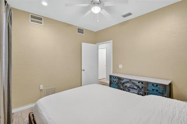 a view of a room with potted plants