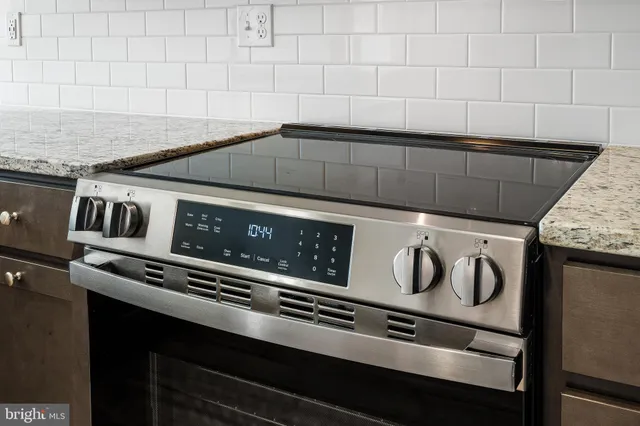 a close view of stove