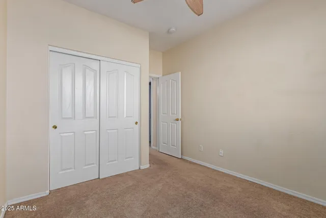 a view of small space with racks on the wall