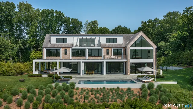 a house view with a garden space