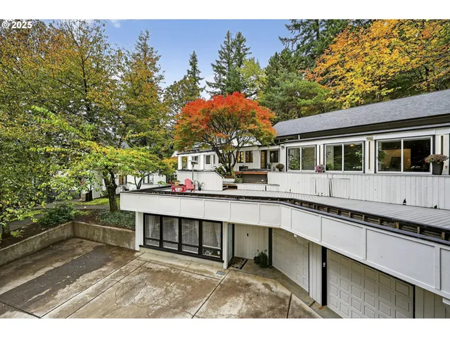 a view of a house with a balcony