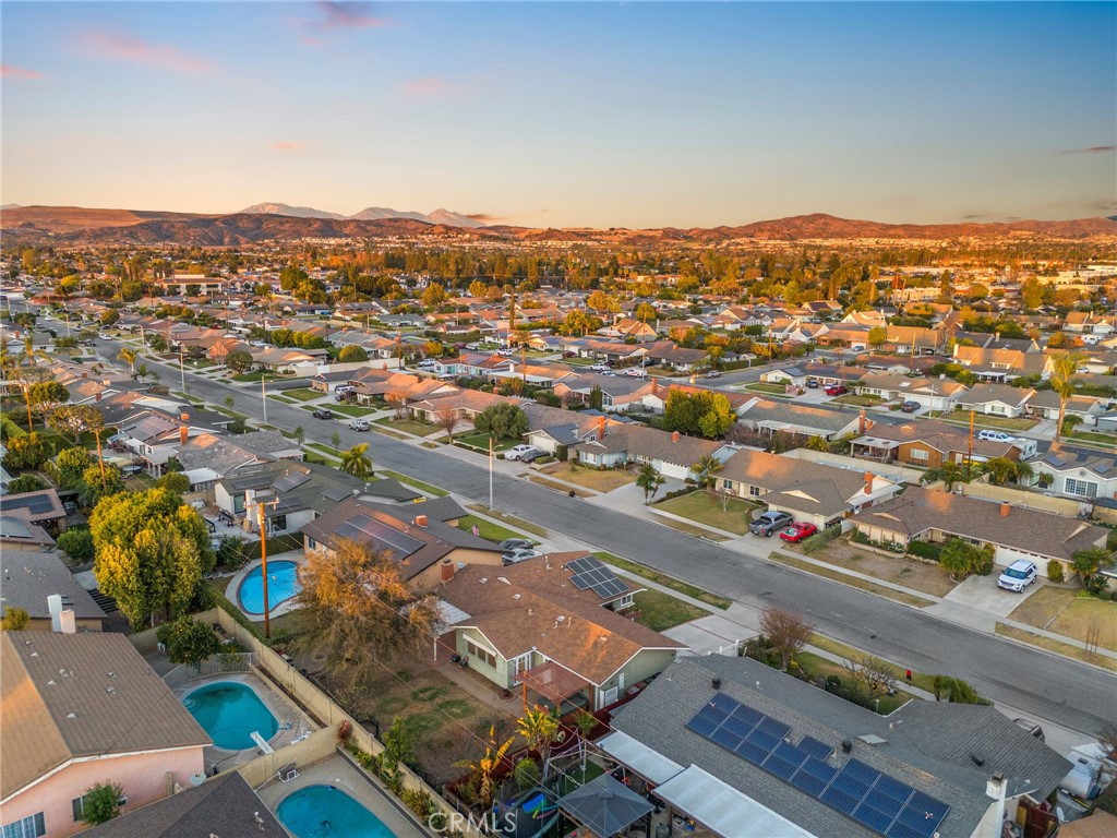 5251 Hamer Lane Placentia, CA 92870 - Photo 37 of 38 an aerial view of residential houses with outdoor space