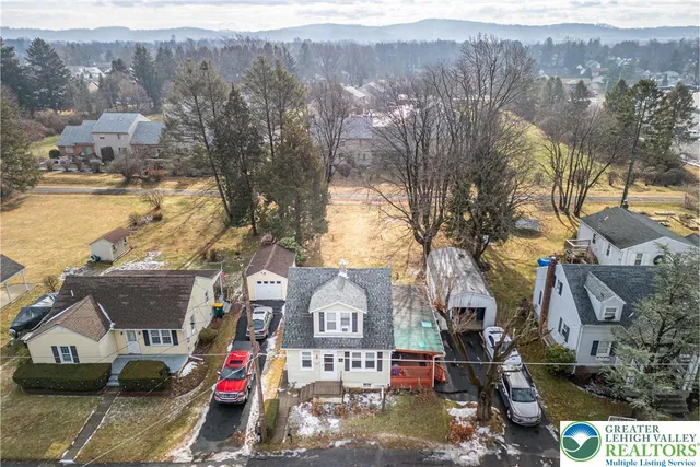 a view of houses with outdoor space
