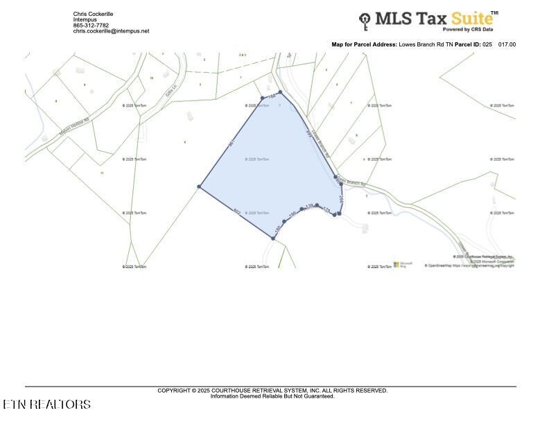 CRS Data - Property Map for Lowes Branch