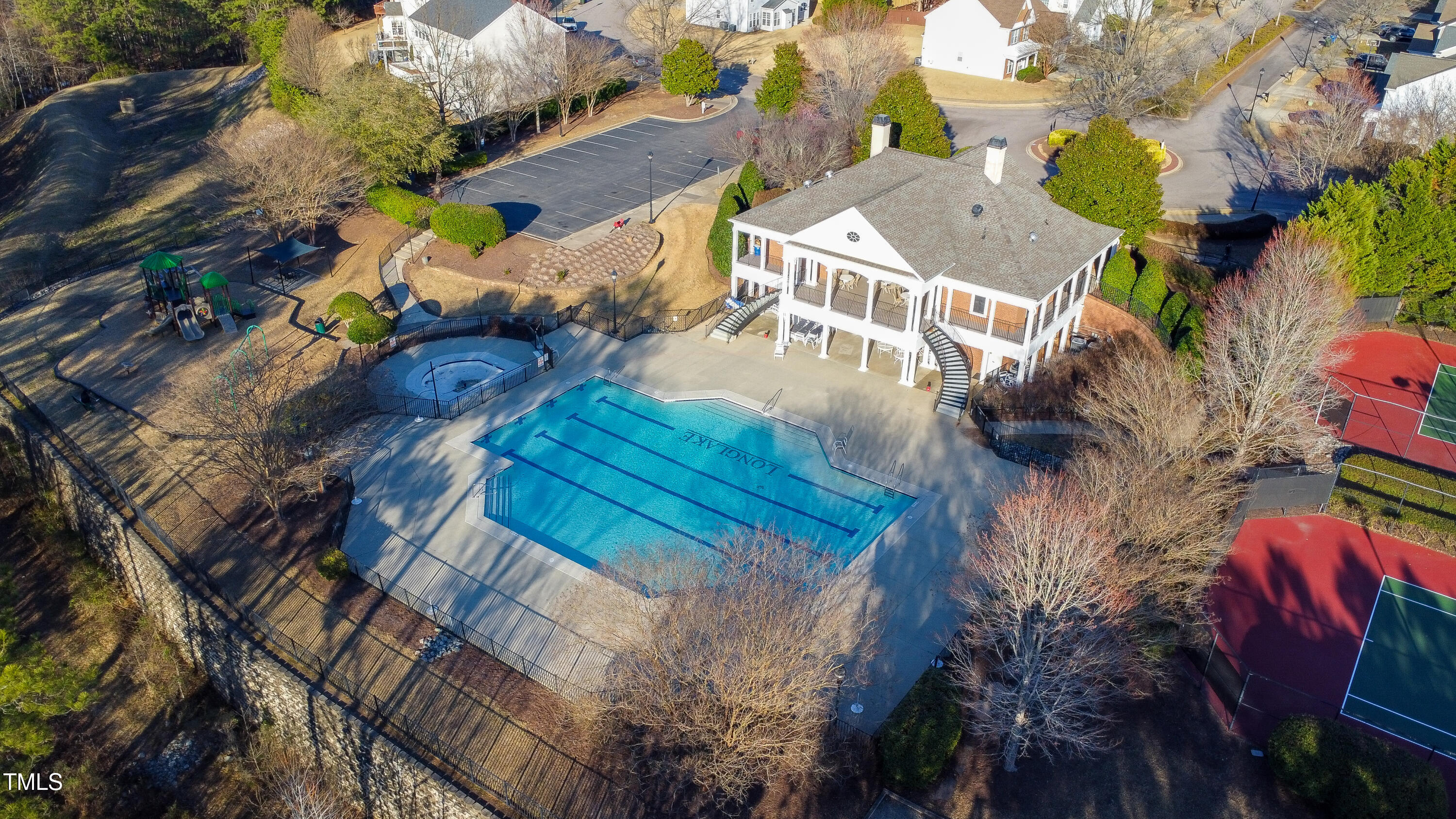 7772 Silver View Lane Raleigh, NC 27613 - Photo 51 of 55 an aerial view of residential houses with outdoor space