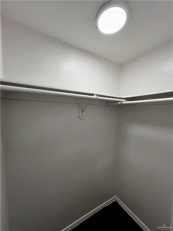 a close up view of racks on the wall