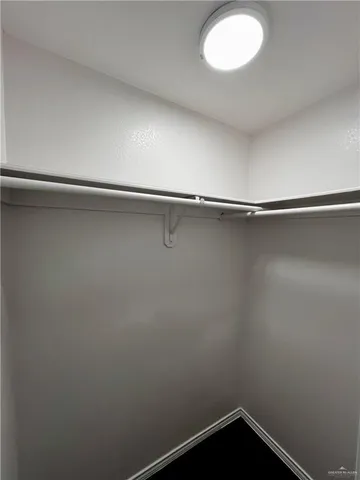 a close up view of racks on the wall