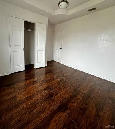 wooden floor in a room