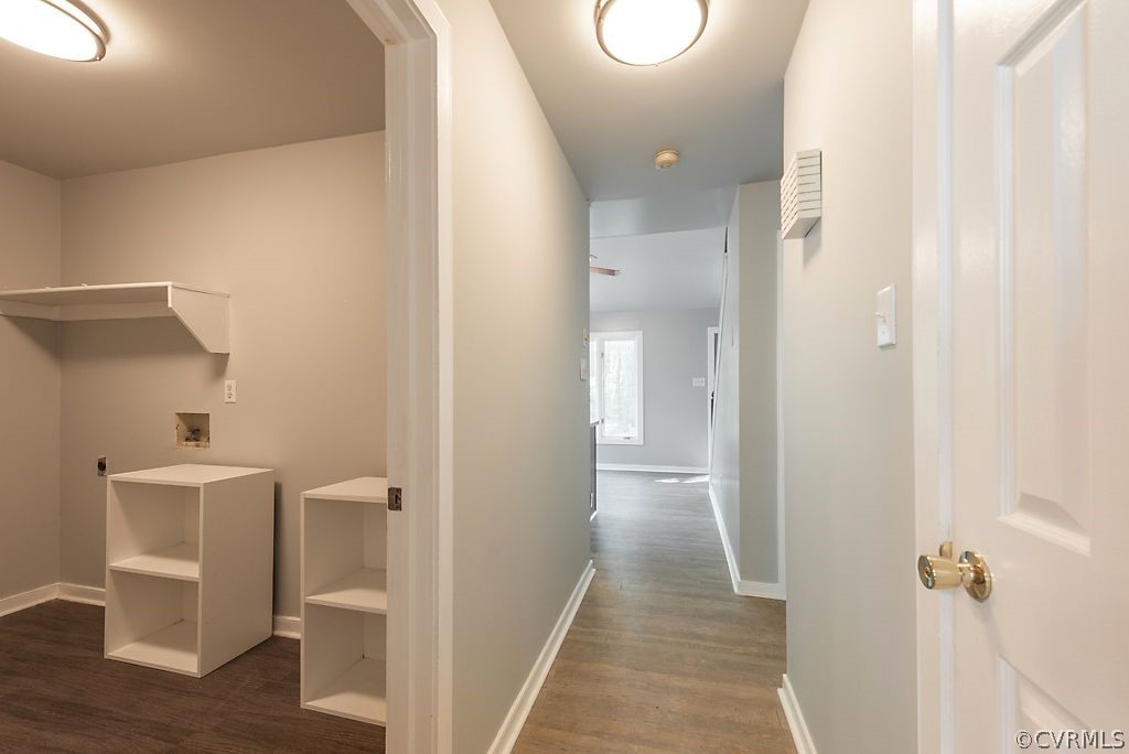 13805 Sandy Oak Road Chester, VA 23831 - Photo 17 of 28 a view of a bathroom from the hallway